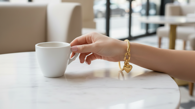 Bracelet femme Veloria or image de collection
