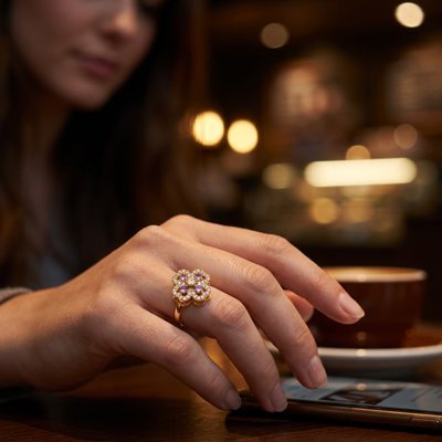 Bague anti stress annulaire droit Trèflia 2