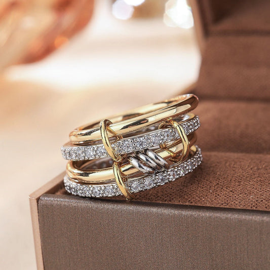bague femme empilable déposé en coin