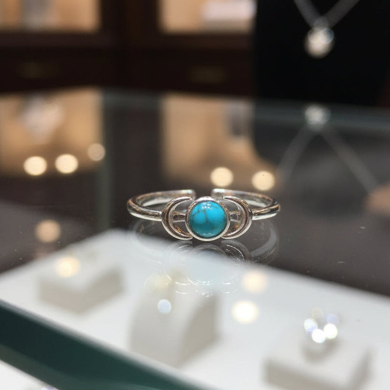 Bague femme Nacrémie argent déposé