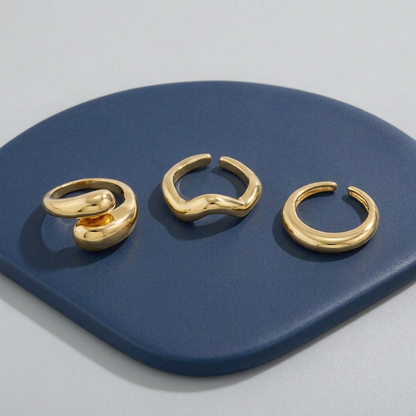Bague femme Tessara dorée