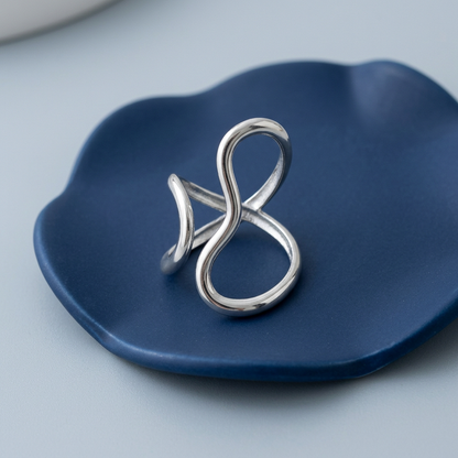 Bague femme Virellia argentée