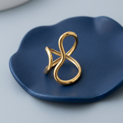 Bague femme Virellia dorée