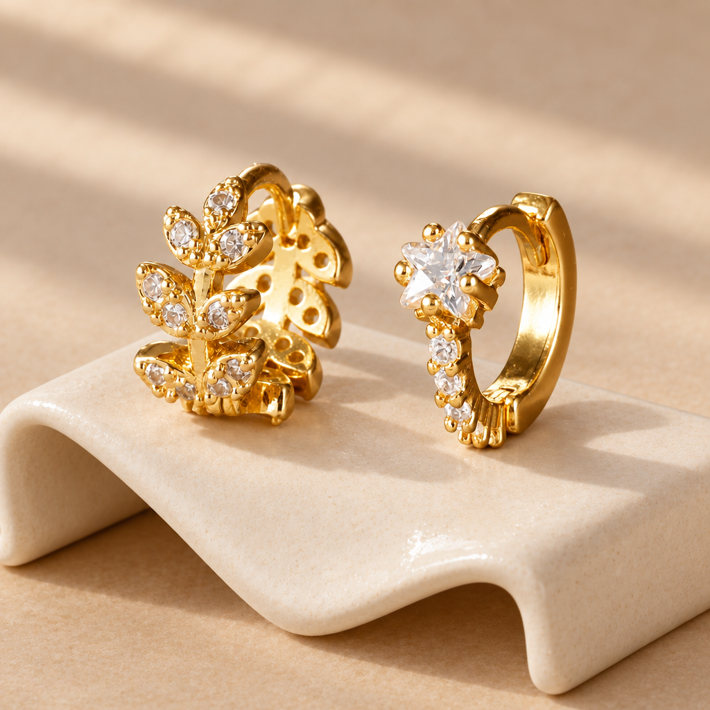 Boucle d'oreille femme écho astral deux modèles déposés