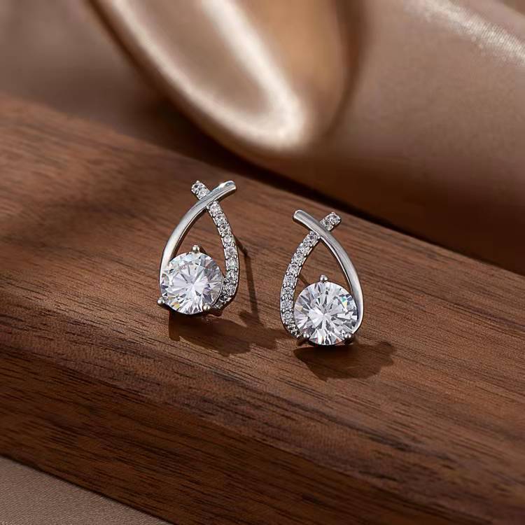 boucles d'oreilles fantaisie Ravelys argent déposer en deux