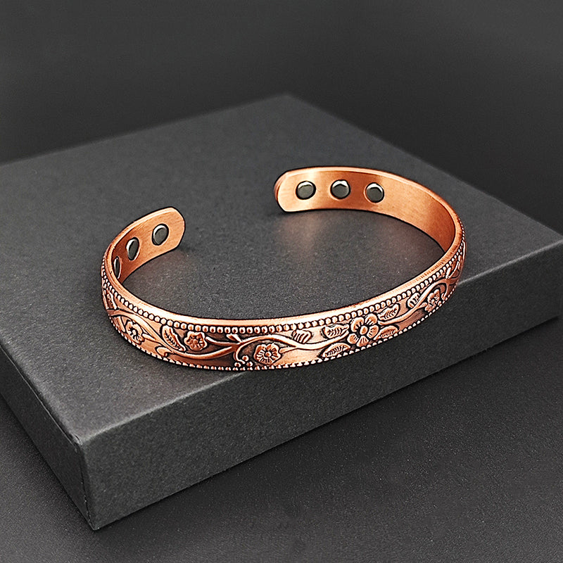 Bracelet en cuivre magnétique déposé Marisel