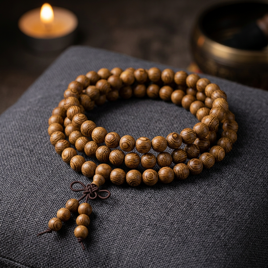 Bracelet femme Santalia couleur bois veiné déposé