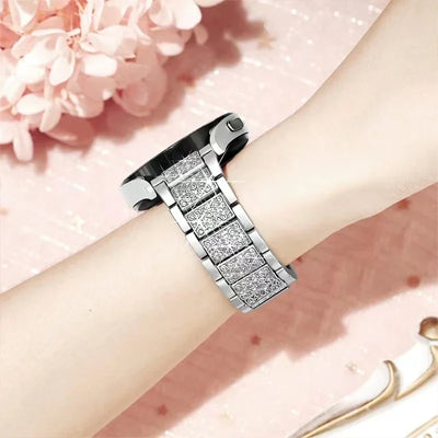 bracelet montre Chronéa argent au poignet