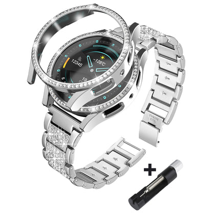bracelet montre Chronéa argent sur fond blanc
