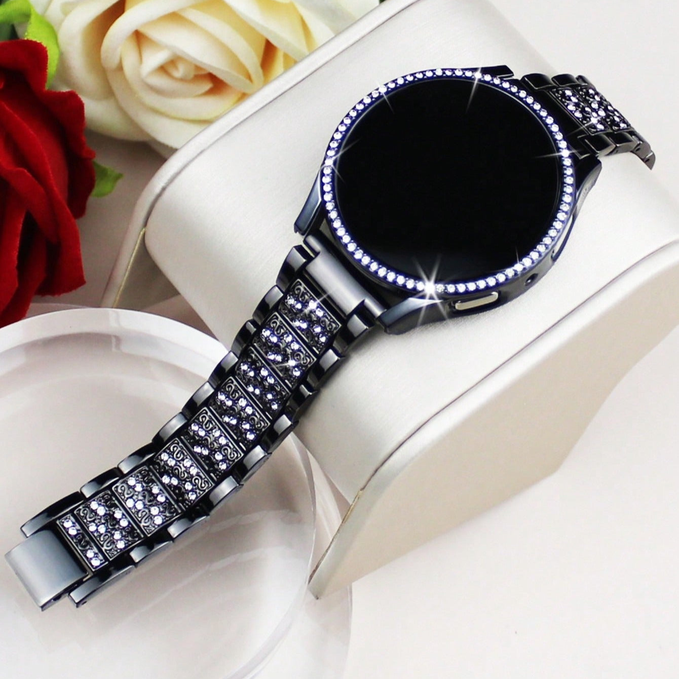 bracelet montre Chronéa noir sur boitier