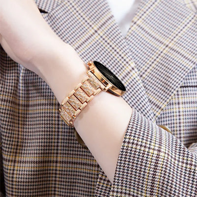 bracelet montre Chronéa or au poignet