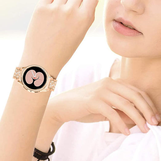 bracelet montre Chronéa or rose au poignet