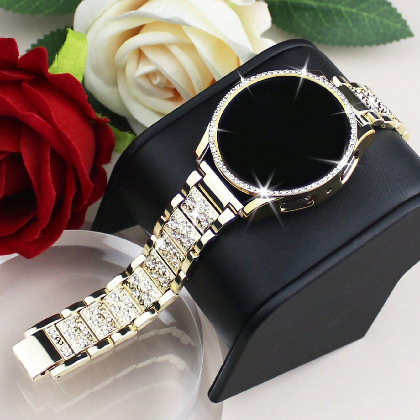 bracelet montre Chronéa or sur boitier