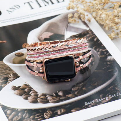 Bracelet montre Horesia rose déposé