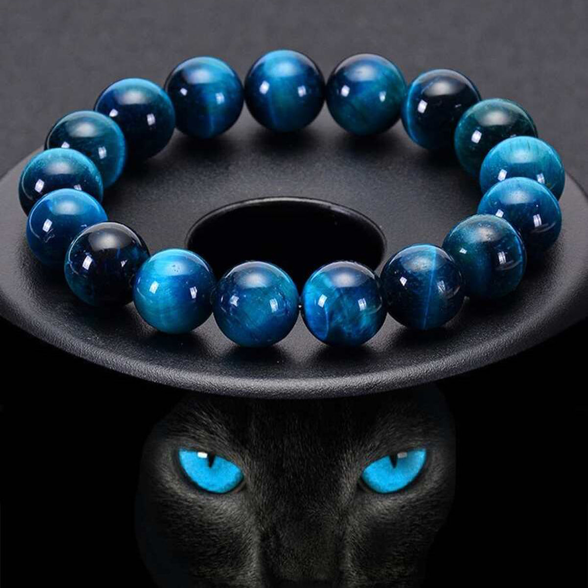 Bracelet Perlazur déposé oeil du tigre