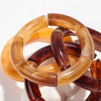 Bracelet perle acrylique éparpillé