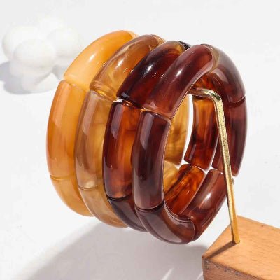 bracelet perle acrylique supendu