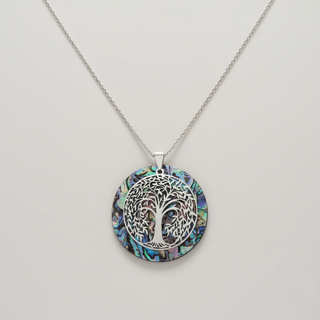 Collier Élyssor argenté