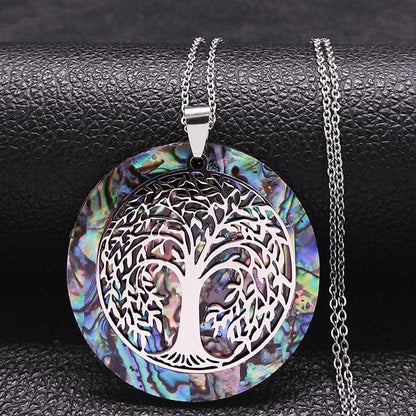 Collier Élyssor argentée