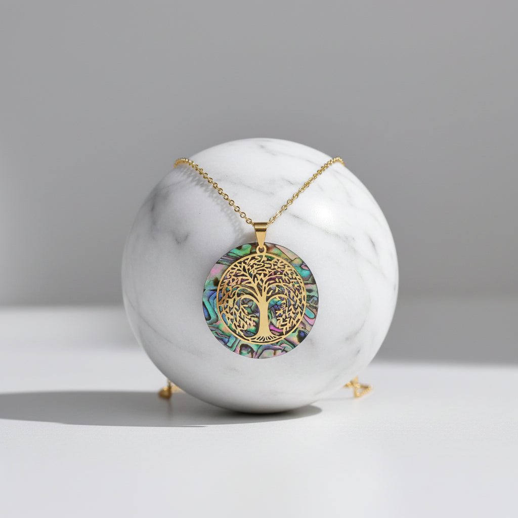 Collier Élyssor doré déposé