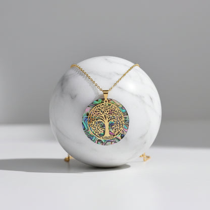 Collier Élyssor doré déposé