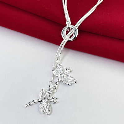 Collier à pendentif Libelle