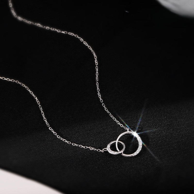 Collier ras de cou argent Néolune déposé