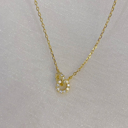 Collier ras de cou or Miléora déposé