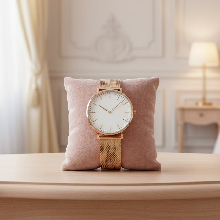 Montre femme tendance Orensya cadran blanc