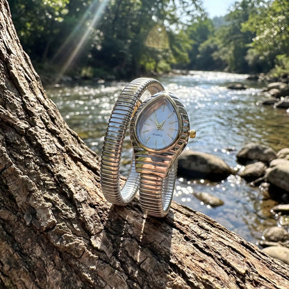 Montre tendance pour femme Vaelios multicolore bord de rivière