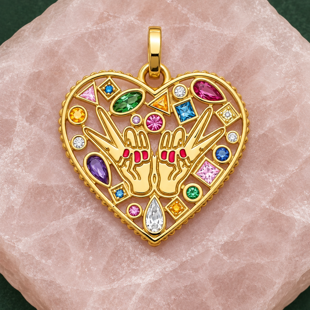 Pendentif coeur Amoricia